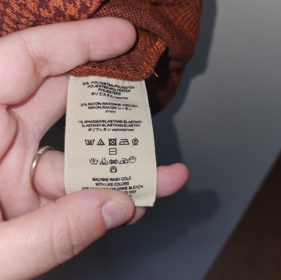 Free People Plaid Mini Skirt in Autumn Colors Size XS - Picture 6 of 6